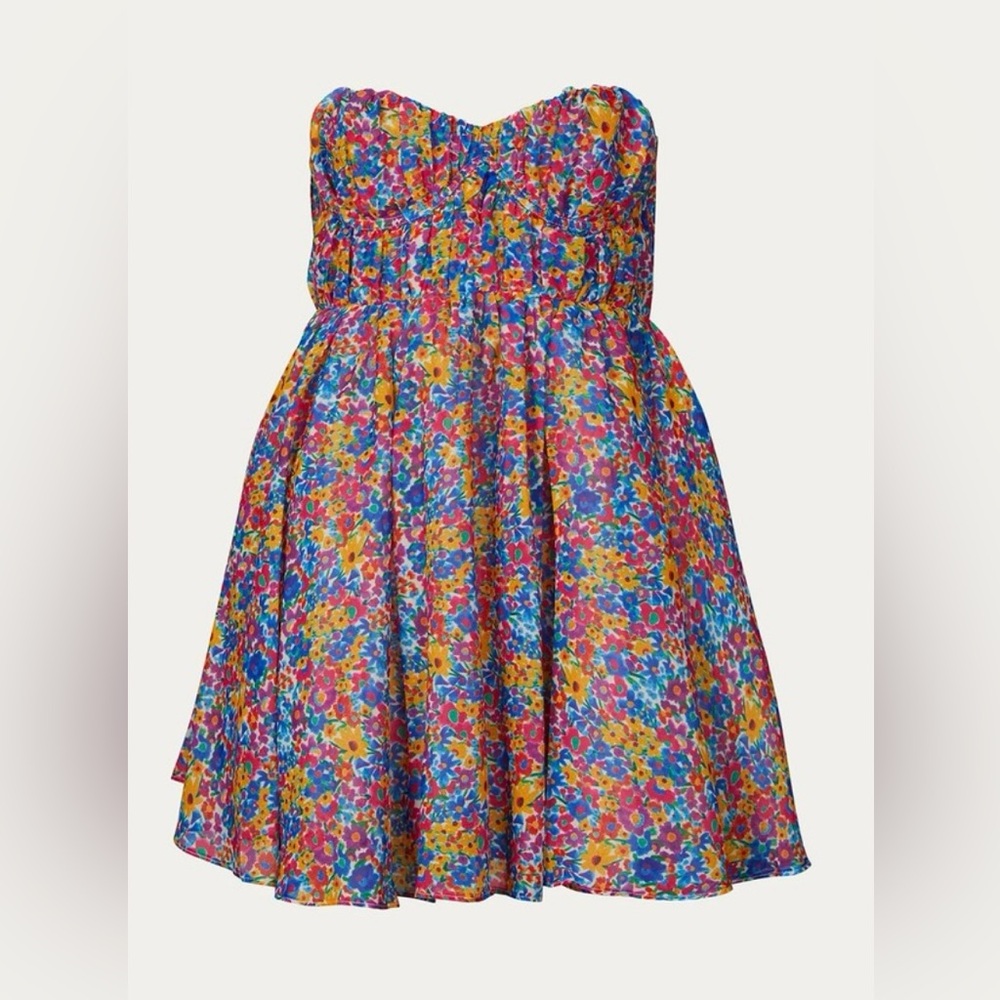 For Love And Lemons Multicolor Floral Dress - Picture 2 of 9